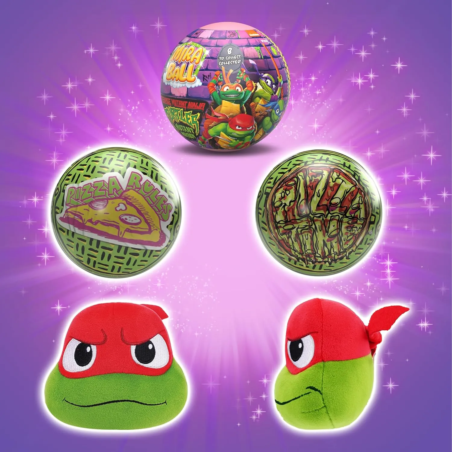 Teenage Mutant Ninja Turtles Mystery Expandable Maxi Plush to UNbox, Collectible Squishy and Soft Plush with 4 Surprise, Limited Edition, Great Toy Gift for Kids Aged 3  (4-Pack)