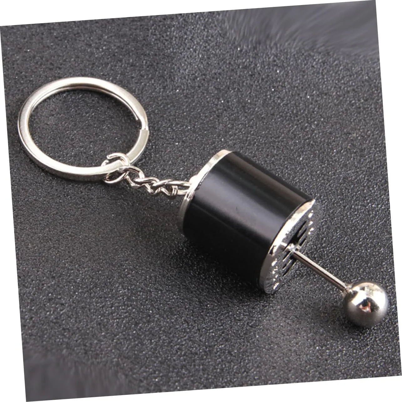 TENDYCOCO 2 Pcs Keychain Key Ring Key Fob Metal Keyring Gear Car