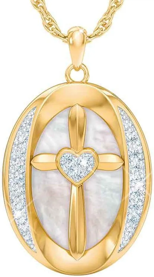 The Danbury Mint Daughter/Grandaughter Greatest Blessing Pendant - Religious Jewelry - Daughter Necklace - Granddaughter Necklace - Communion gifts #1570-0016