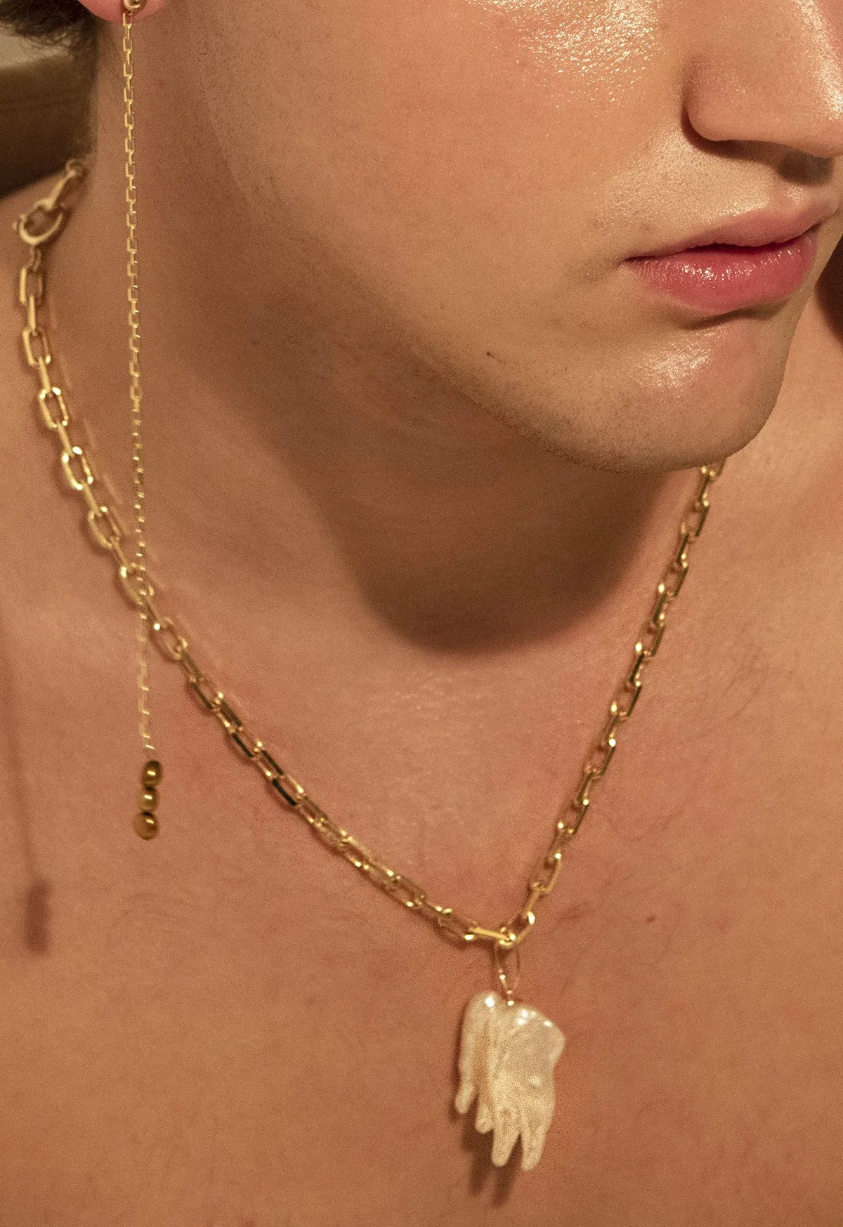 The Hand of Protection Pearl Necklace