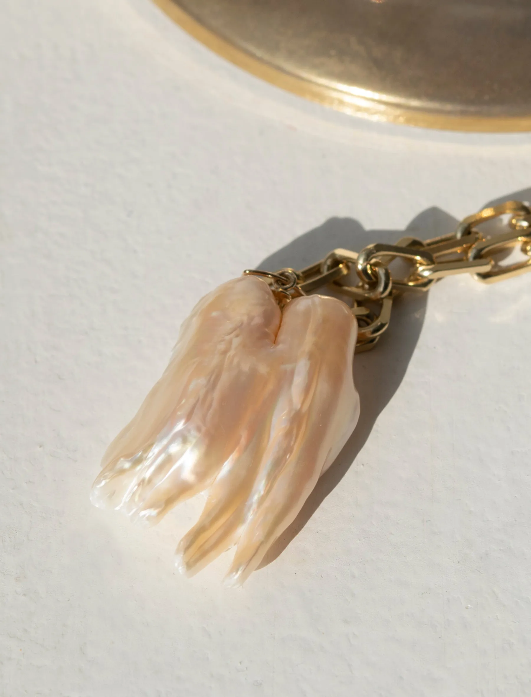 The Hand of Protection Pearl Necklace