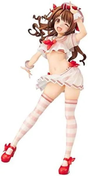 The Idolmaster: Cinderella Girls: Uzuki Shimamura (Hajikete Summer Version) 1:7 Scale PVC Figure, Multicolor, 8.7 inches (OCT193128)
