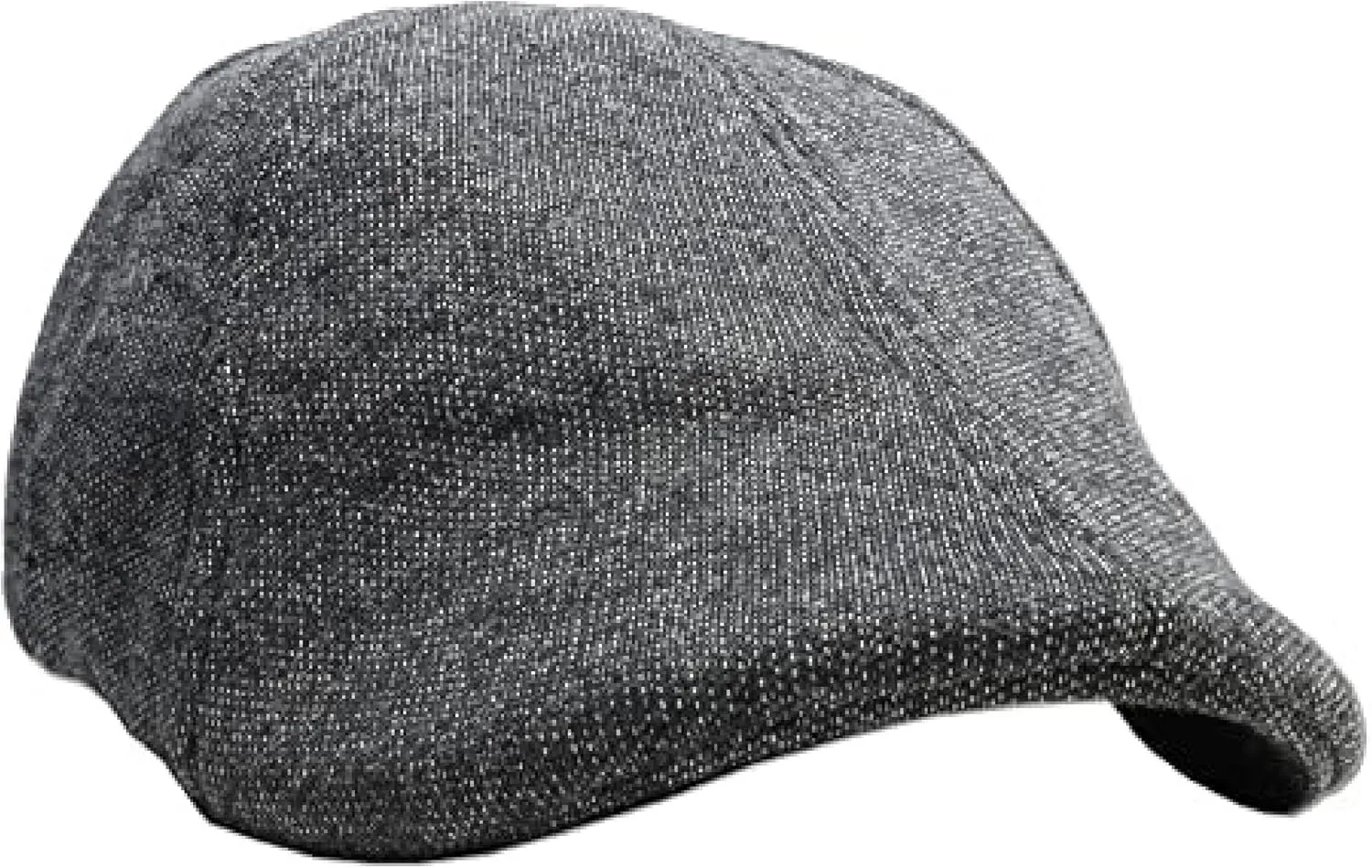 The Original Boston Scally Cap - The Scrapper Newsboy Flat Cap - 6 Panel Cotton Fitted Hat for Men - Charcoal - XXXL
