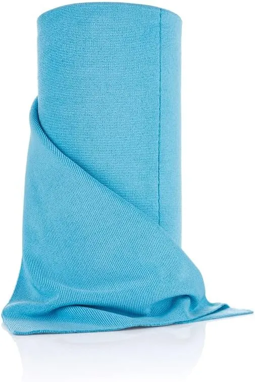 The Rag Company - Ultra Rip N' Rag XL Premium Reusable Pearl-Weave Microfiber Towels for Coatings, Glass, Detailing, Home, RV and More - 50 Count - Quality 70/30 Blend - 280gsm 16" x 16" - Ultra Blue