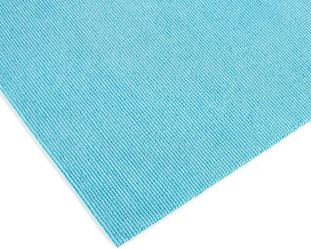 The Rag Company - Ultra Rip N' Rag XL Premium Reusable Pearl-Weave Microfiber Towels for Coatings, Glass, Detailing, Home, RV and More - 50 Count - Quality 70/30 Blend - 280gsm 16" x 16" - Ultra Blue