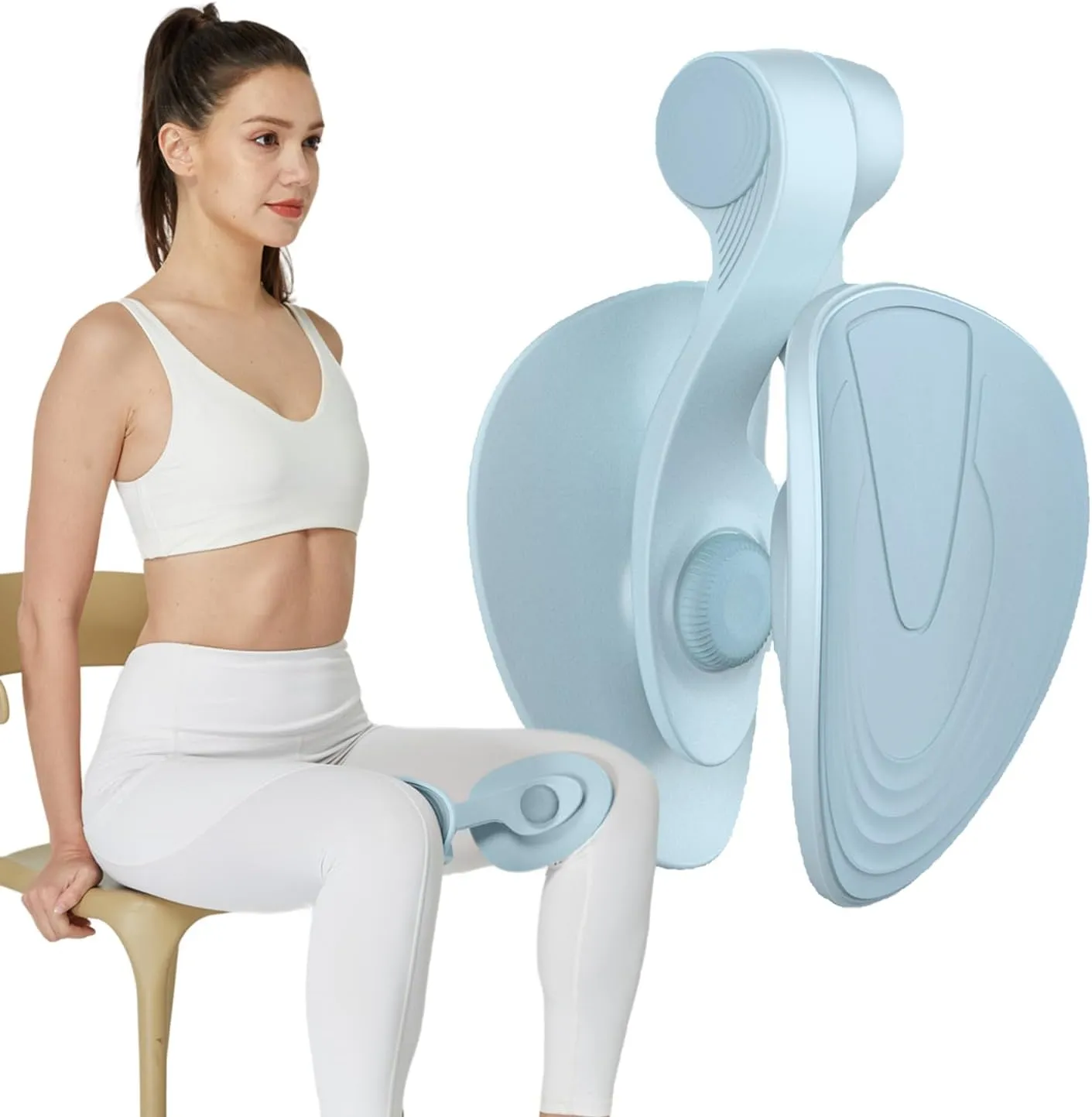 Thigh Master - Thigh & Hip Strengtheners,Thigh Toner & Butt, Leg, Arm Toning Master Equipment for Home Gym Workout