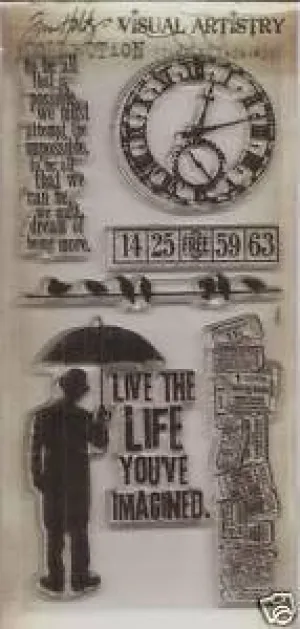 TIM HOLTZ - Visual Artistry Collection Clear Stamps - Lifes Possibilities