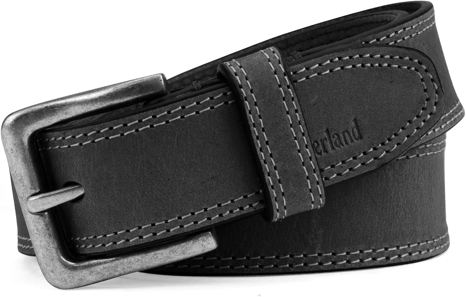 Timberland Men's Classic Leather Jean Belt 1.4 Inches Wide (Big & Tall Available)