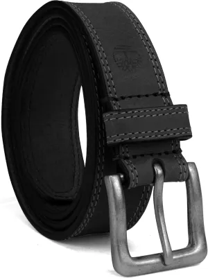 Timberland Men's Classic Leather Jean Belt 1.4 Inches Wide (Big & Tall Available)