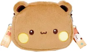 TK Bubu Dudu Dudu Bubu 2024 New Christmas Cute Plush Bear Shoulder Bag Soft Cute Toy Bag Card Bag Shoulder Diagonal bag