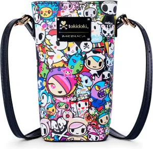 Tokidoki Small PVC Crossbody Purse, Button Cell Phone Bag Mini Shoulder Purse Wallet Smart Phone Pocket with Credit Card (Color)