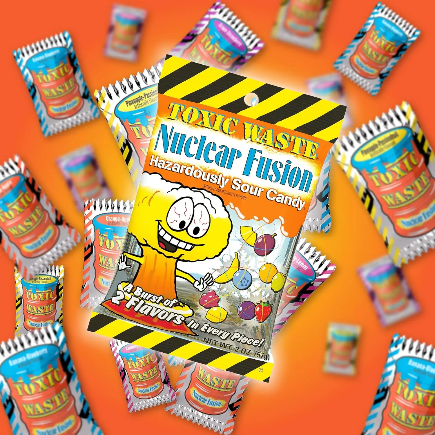 TOXIC WASTE Nuclear Fusion Bulk Poly Bag, 8.0 Pound