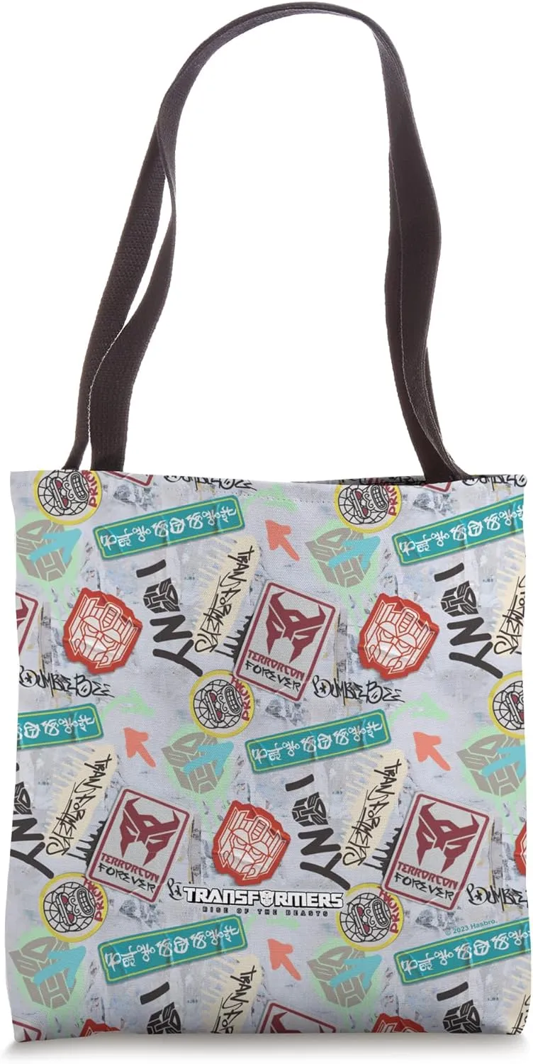 Transformers: Rise of the Beasts Battle In Brooklyn Patches Tote Bag