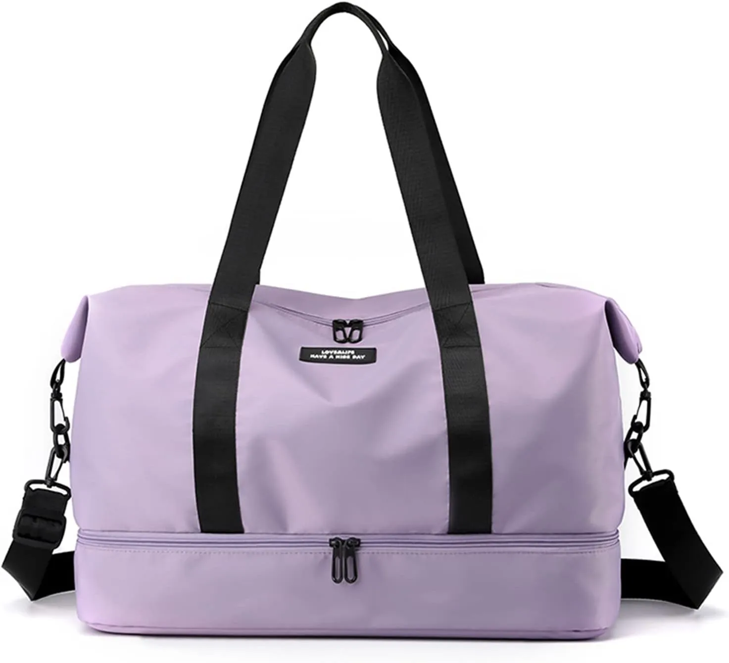 Travel Duffel Bag for Women and Men Foldable Weekender Overnight Bag