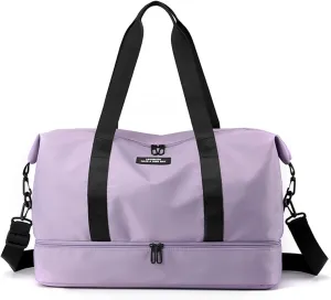 Travel Duffel Bag for Women and Men Foldable Weekender Overnight Bag
