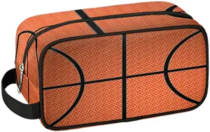 Travel Toiletry Bag for Boys Men, Waterproof Hanging Dopp Kit for Women, Basketball Shaving Bag with Large Capacity for Travel,Sports Shower