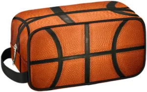 Travel Toiletry Bag for Boys Men, Waterproof Hanging Dopp Kit with Large Capacity for Women, Shaving Bag for Travel,Sports Shower (Basketball-88)