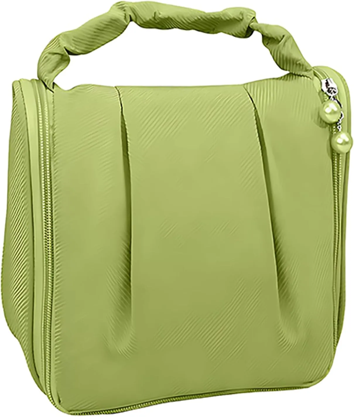Travel Toiletry Bag with Hanging Hook, Lightweight and Portable Cosmetic Bag for Women, Small Makeup Bag for travelling Mint Green