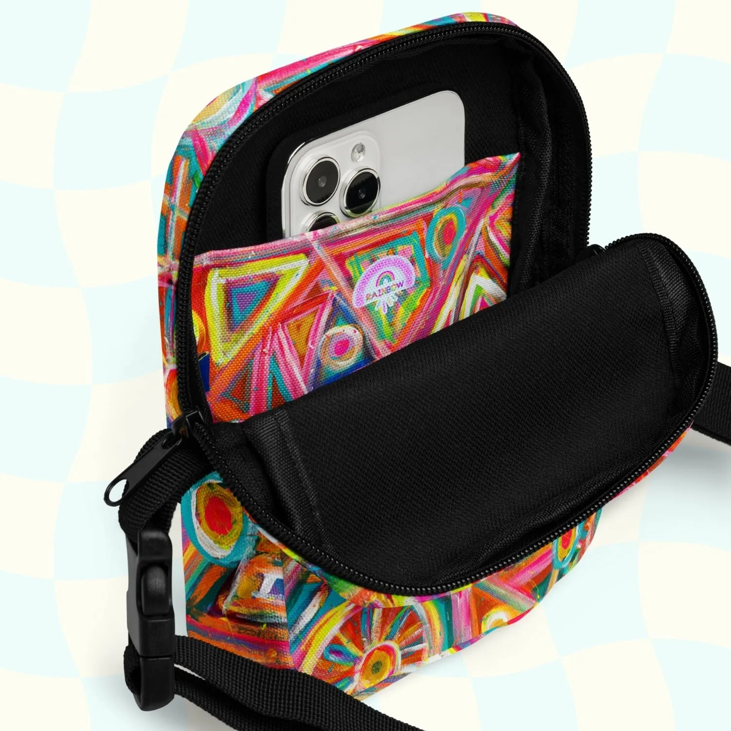 Tropical Geometry Mini Crossbody Bag