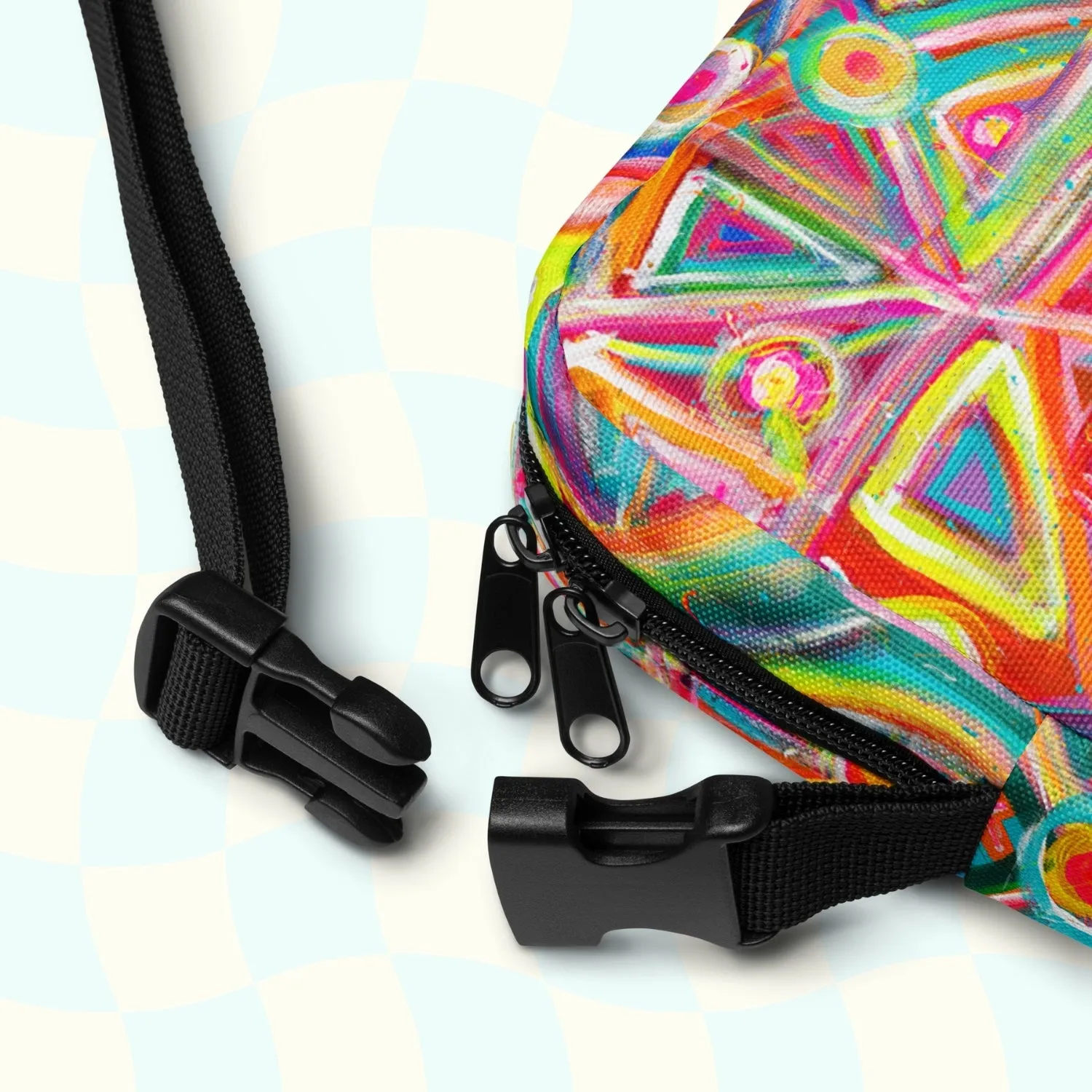 Tropical Geometry Mini Crossbody Bag