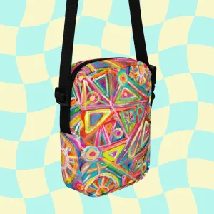 Tropical Geometry Mini Crossbody Bag