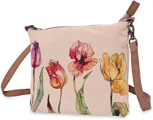 Tulips - Wristlet Wallets for Women, Crossbody Sling Bags, Tote Bag, Book Bag, Crossbody Purse, Cell Phone Purse