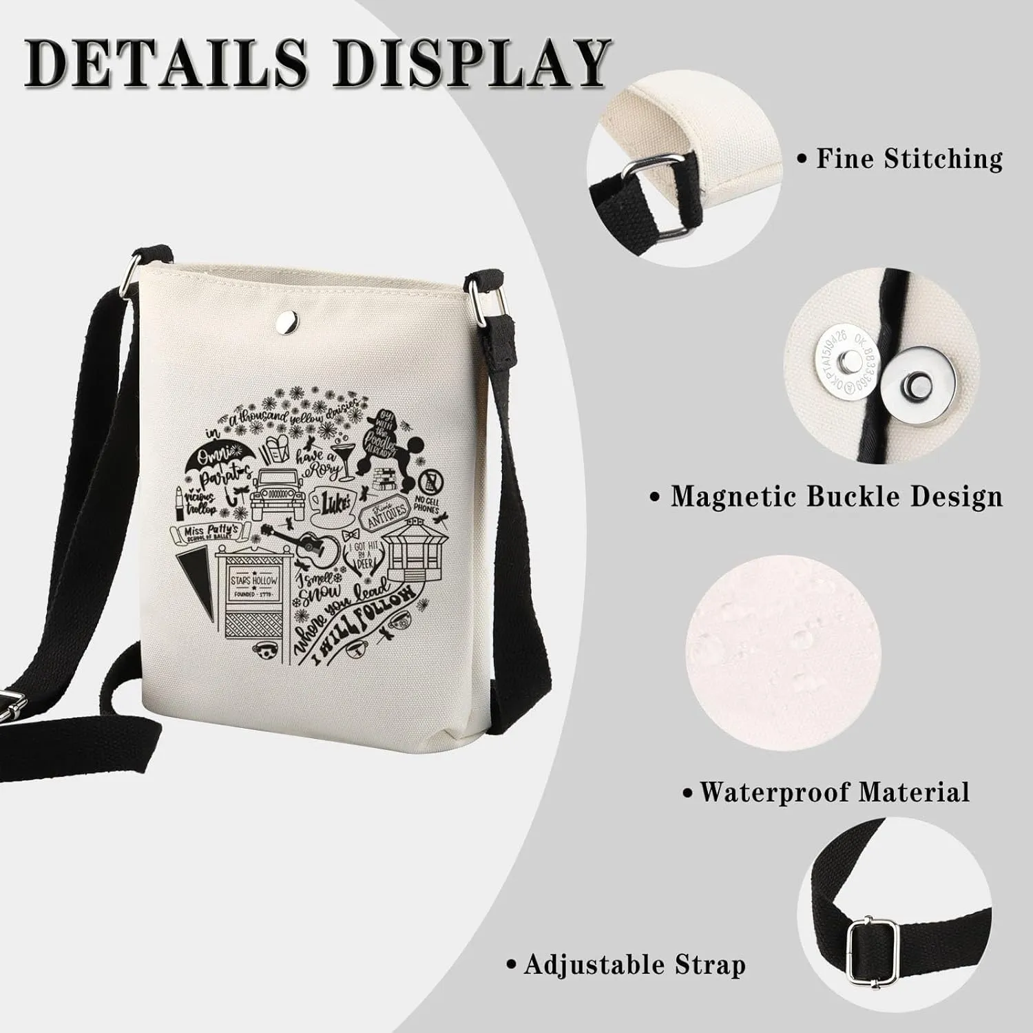 TV Show Inspired Tote Bags TV Show Fans Gift TV Show Lover Merchandise for Men Women