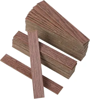 Vaguelly 40Pcs Miniature Dollhouse Flooring Tiles Self Adhesive Peel and Stick Walnut Decor for DIY Dollhouse Accessories Easy Installation for Creative Floor Design