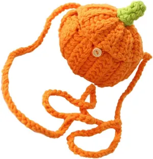 VALICLUD 1pc Candy Bag Cute Wallet Handbags Pumpkin Womens Small Crossbody Purse Small Bag Cellphone Crossbody Purse for Women Novelty Shoulder Purse Girl Yarn Biscuit Bag Christmas