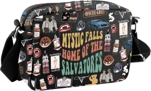 Vampire TV Show Inspired Gift TVD Merchandise Gift Vampire Fandom Gift Mystic Falls Home Of the Salvatore Crossbody Bag