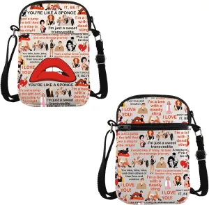 VAMSII Musical Inspired Gift Musical Fan Crossbody Bag Musical Theater Travel Bag Musical Merch