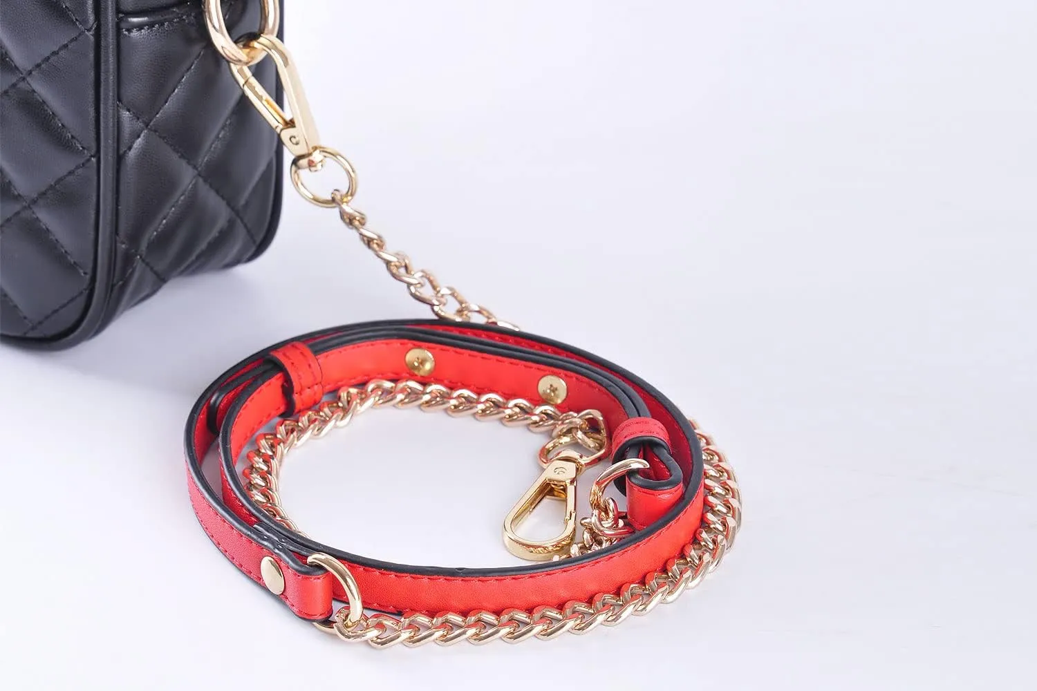 VanEnjoy Genuine Leather Chain Strap Replacement Purse Crossbody Bag Handbag Adjustable