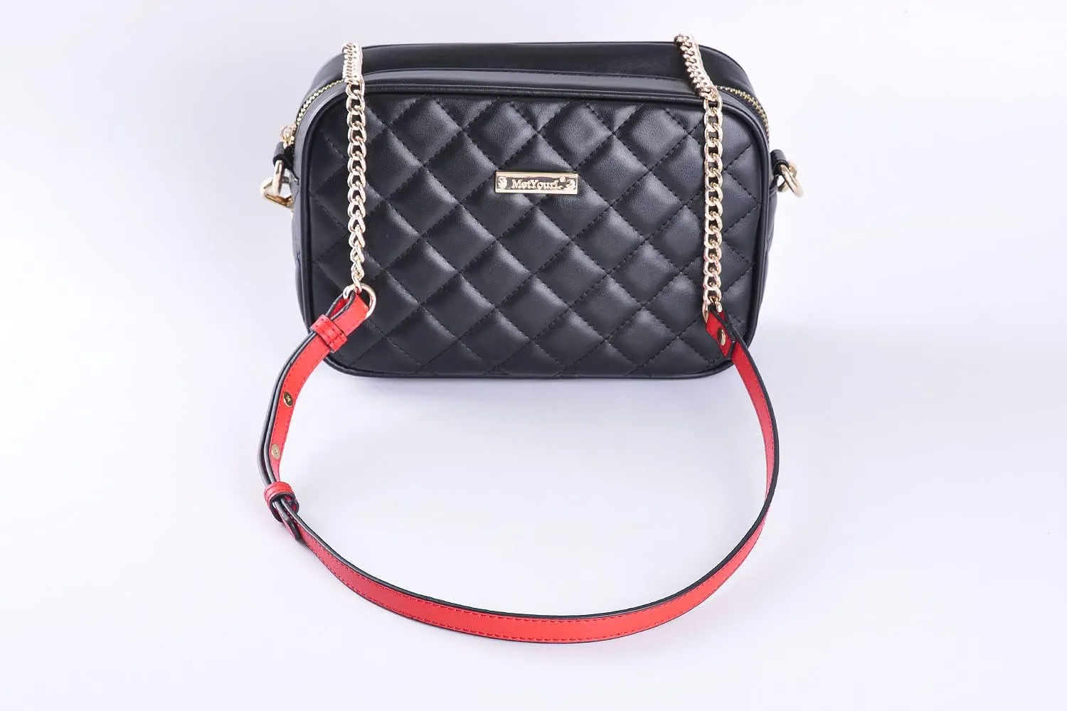 VanEnjoy Genuine Leather Chain Strap Replacement Purse Crossbody Bag Handbag Adjustable