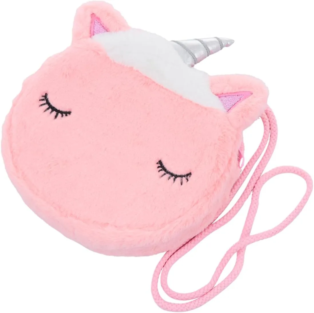 VANZACK Cute Unicorn Shape Pouch Women's Crossbody Bag Creative Shoulder Bag Storage Pouch