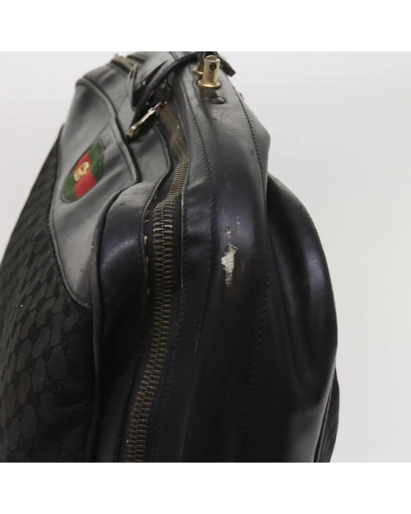 Vintage GG Canvas Boston Bag