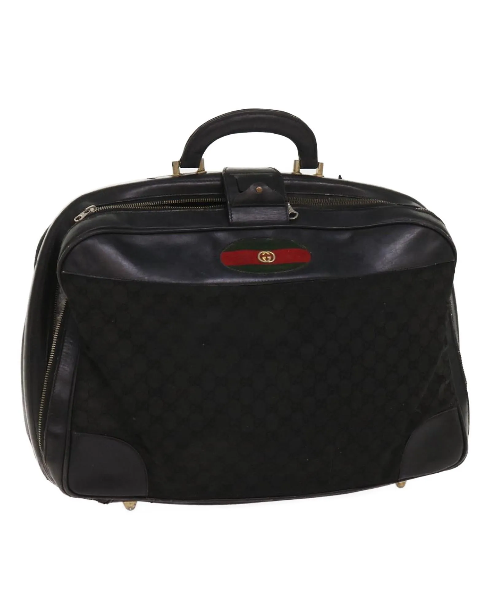 Vintage GG Canvas Boston Bag