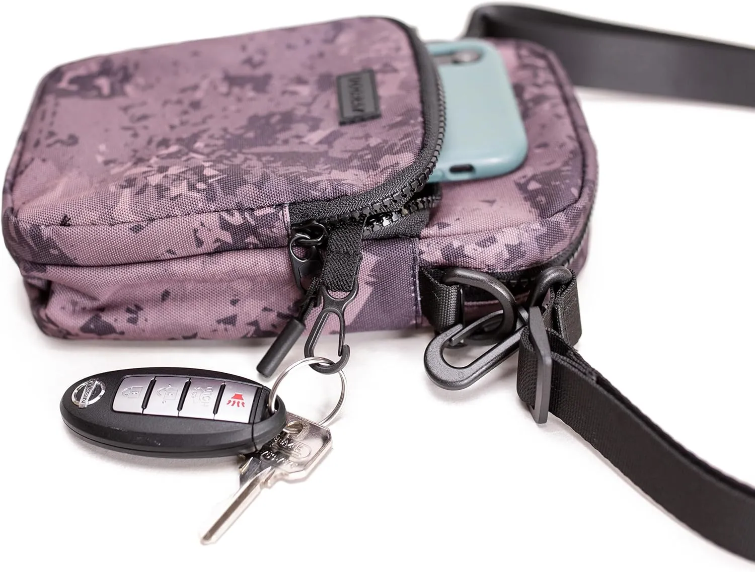 VOORAY 1L Lightweight Core Crossbody Bag – Adjustable Belt Bag for Gym & Travel