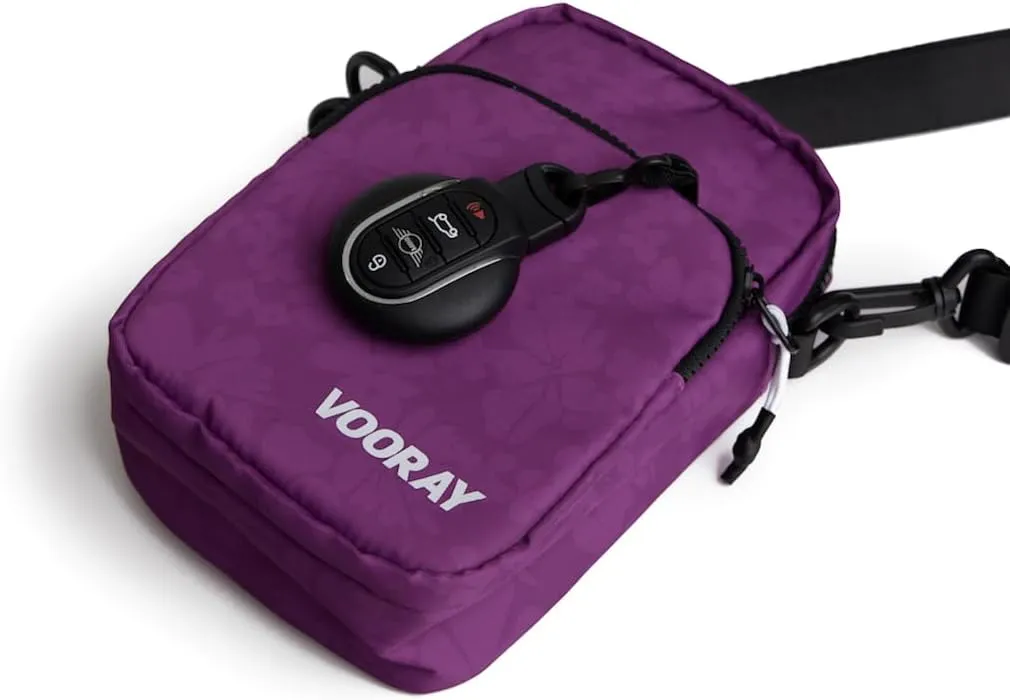 VOORAY 1L Lightweight Core Crossbody Bag – Adjustable Belt Bag for Gym & Travel
