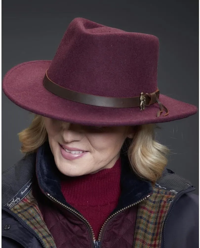Walker and Hawkes - Jack Murphy Boston Wool Felt Hat w/Leather Band