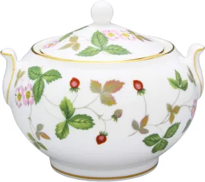 Wedgwood Wild Strawberry Covered Sugar, 6.8 oz, Multi