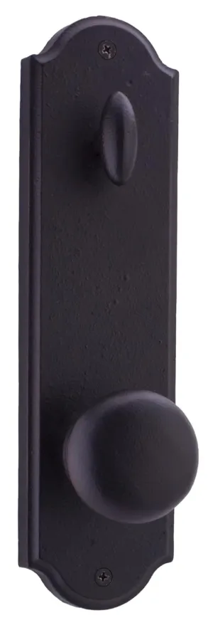 Weslock 07600-F1SL20 Wexford Single Cylinder Handleset Trim for Stonebriar or Wiltshire with Adjustable Latch and Round Corner Strikes Oil Rubbed Bronze Finish