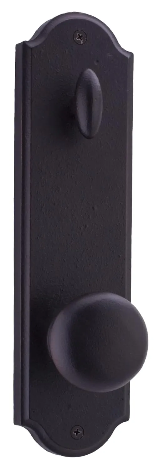 Weslock 07600-F1SL20 Wexford Single Cylinder Handleset Trim for Stonebriar or Wiltshire with Adjustable Latch and Round Corner Strikes Oil Rubbed Bronze Finish