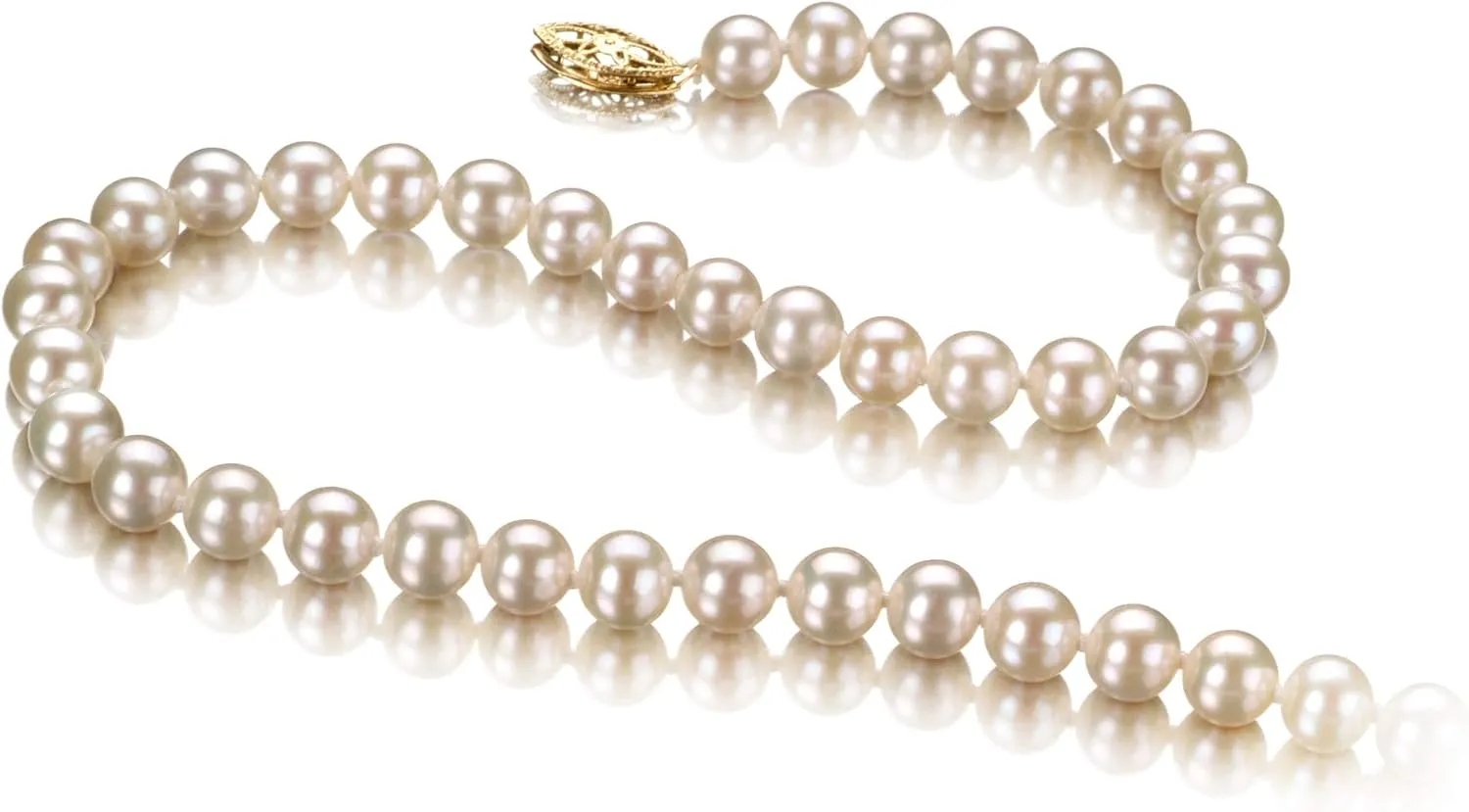 White 5-5.5mm AAAA Quality Freshwater Cultured Pearl Necklace for Women
