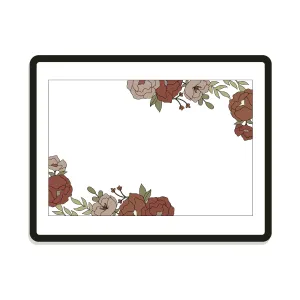 Whitney | Rectangle | Corner Floral