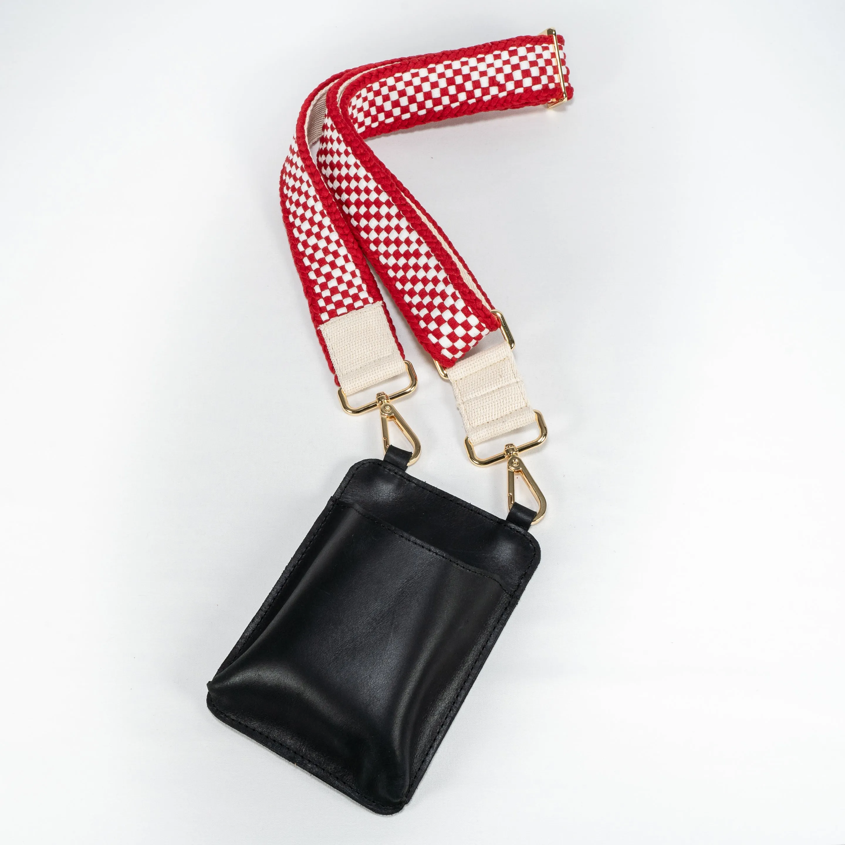 Wholesale: Woven Bag Strap Red & White