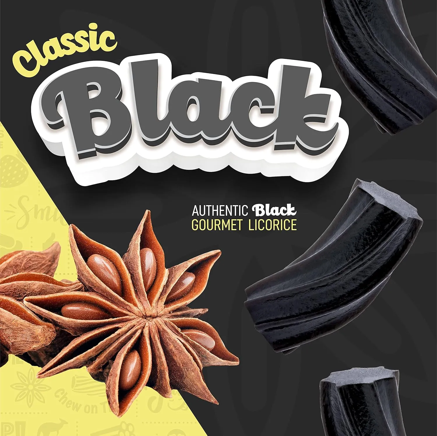 Wiley Wallaby Licorice 24 Ounce Classic Gourmet Soft & Chewy Australian Black Licorice Candy Twists, 1 Pack