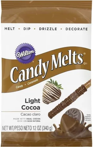 Wilton Light Candy Cocoa Melts, 12 oz. bag