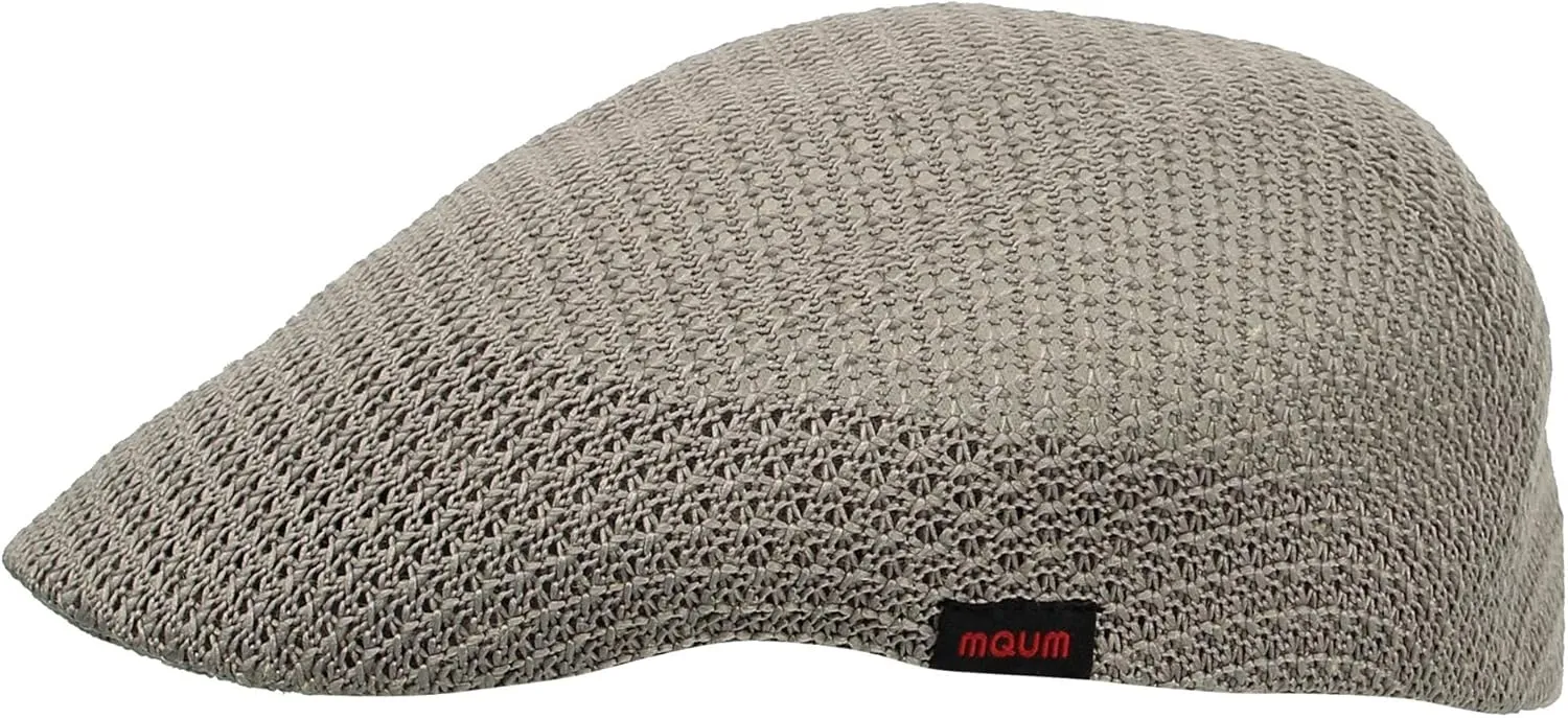 WITHMOONS Men Breathable Mesh Summer Hat Newsboy Beret Ivy Cap Cabbie AM31168