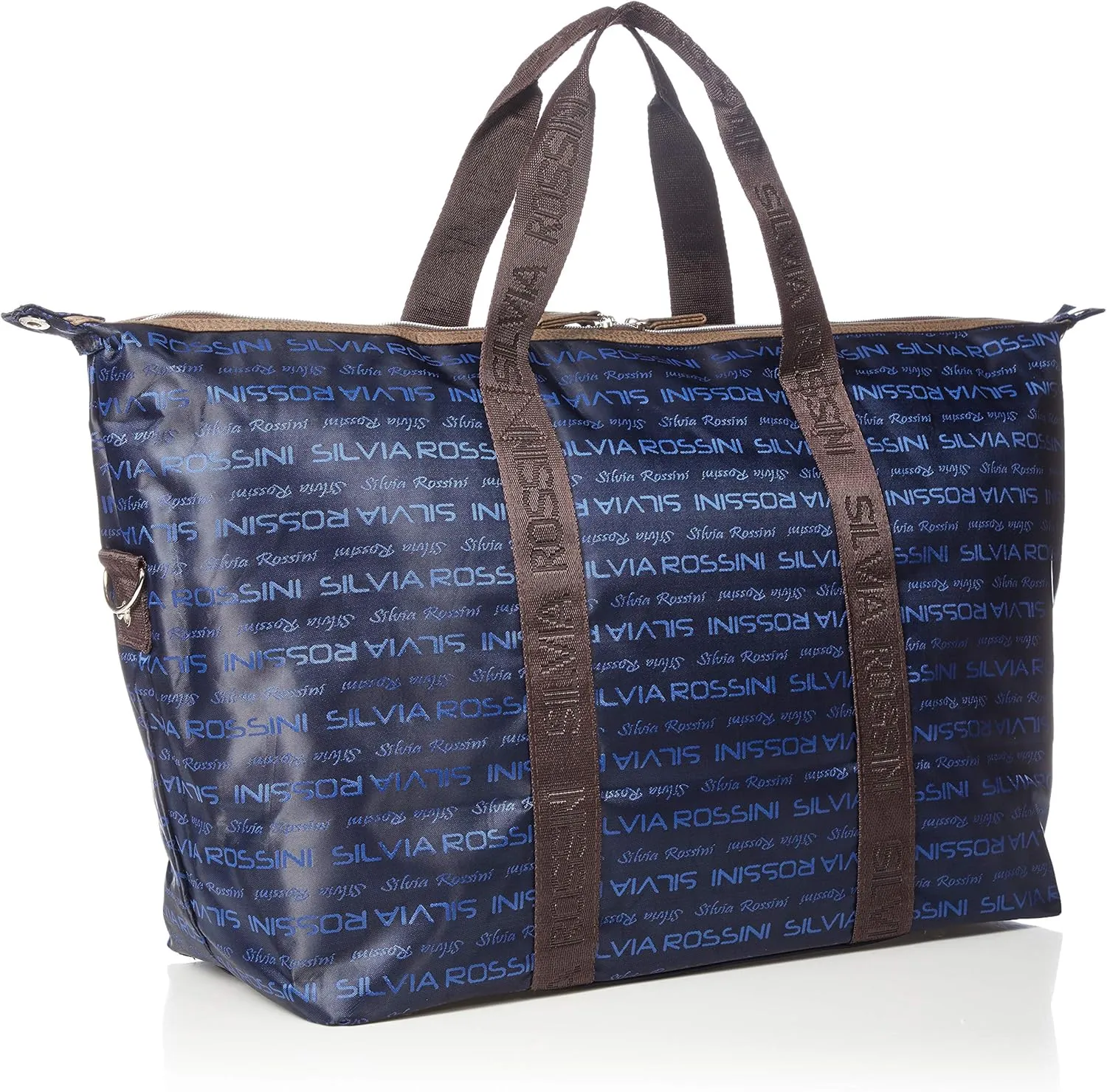 Women A Stylish Boston Bag with Jacquard Fabric Printed All Over