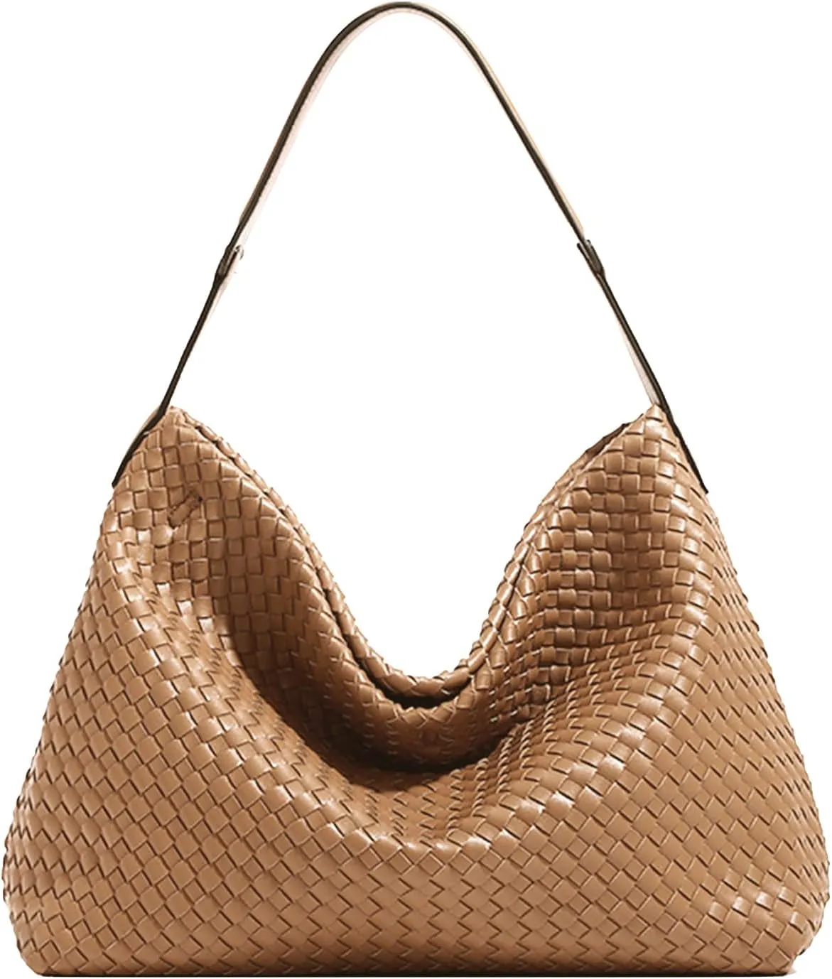 Women Boston Bag Woven Tote Vegan Leather Handbags Female Satchel Messenger Bag Fashion Shoulder Crossbody Bag Casual Hobo